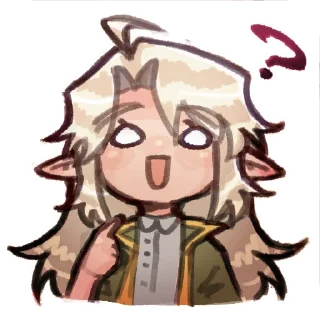 Telegram sticker ❓ Эграсса @amalia_kulish