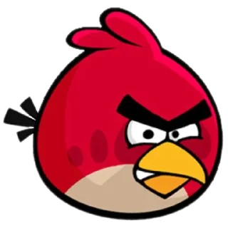 Telegram sticker 🤩 red из энгри бердс @ckladstikerov7