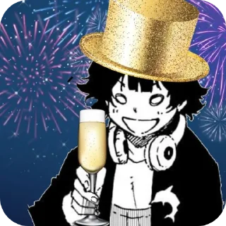 Telegram sticker 🎩 Блю лок