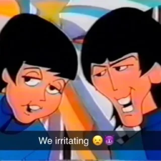 Telegram sticker 😈 The Beatles cartoon (ToffaBoo)