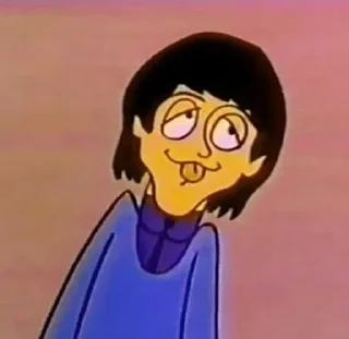 Telegram sticker 🤪 The Beatles cartoon (ToffaBoo)