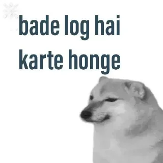 Telegram sticker ✨ Riyaz Doge sticker @Riyaz0123 — @stckrRobot