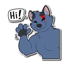 Telegram stiker 👋 Crimsonred & Kay