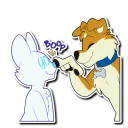 Telegram stiker 👃 Crimsonred & Kay