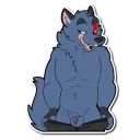 Telegram sticker 😘 Crimsonred & Kay