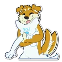 Telegram sticker 🤗 Crimsonred & Kay