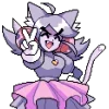 Video sticker 🤩 pink / cutie mew m...