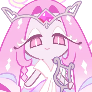 Video sticker 💘 ꒰‌ ♡゙̼  🍰ㅤEternalSugarCookie 🪽:: @CookieRunEmojiplus