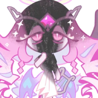 Telegram sticker 💘 ꒰‌ ♡゙̼  🍰ㅤEternalSugarCookie 🪽:: @CookieRunEmojiplus