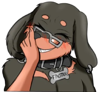 Sticker 😊 Finster Grinsen