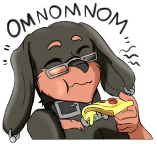 Telegram sticker 🍕 Finster Grinsen