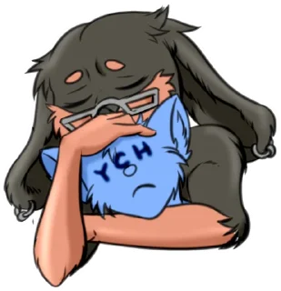 Telegram sticker 🤗 Finster Grinsen