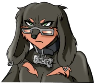 Telegram sticker 😠 Finster Grinsen