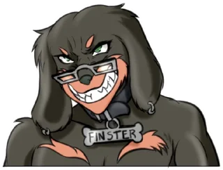 Telegram sticker 😡 Finster Grinsen