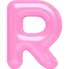 Sticker 🩷 SoftGlossLetters