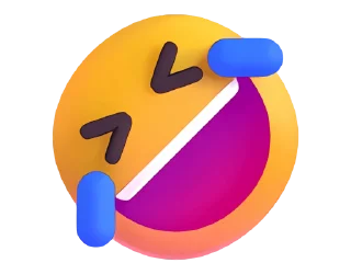 Telegram sticker 🤣 Fluent Emoji #1 @HiSticker