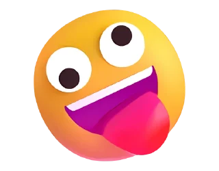 Telegram sticker 🤪 Fluent Emoji #1 @HiSticker