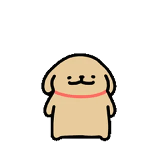 Video sticker 😊 小小金毛篇 (線條小狗  Maltese) @kal_pc