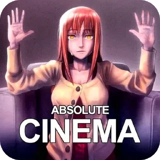 Telegram sticker 🙌 🙌 ABSOLUTE CINEMA 🙌