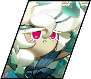 Telegram sticker 🤩 White Lily Cookie • @run_cookie_run