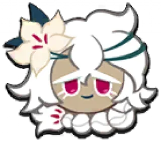 Sticker 🤩 White Lily Cookie • @run_cookie_run