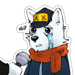 Telegram sticker 😭 Luck Emotes