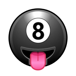 Sticker 😝 8 Ball Emoji @TgEmodziBot