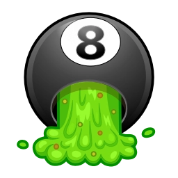 Sticker 🤮 8 Ball Emoji @TgEmodziBot