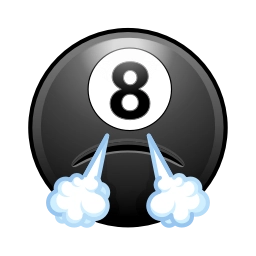 Sticker 😤 8 Ball Emoji @TgEmodziBot