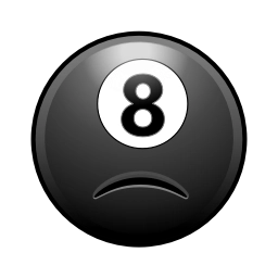 Sticker 🙁 8 Ball Emoji @TgEmodziBot