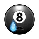 Video sticker 😢 8 Ball Emoji @TgEm...
