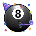 Video sticker 🥳 8 Ball Emoji @TgEm...