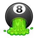 Video sticker 🤮 8 Ball Emoji @TgEm...