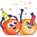 Telegram sticker 🥳 @ELSA_de_princess's_1 (Animated)