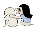 Telegram sticker 🥺 @ELSA_de_princess's_1 (Animated)