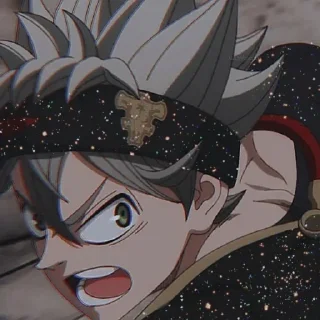 Telegram sticker 😠 Asta x Liebe @StickersofAnime