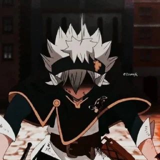 Telegram sticker 😡 Asta x Liebe @StickersofAnime