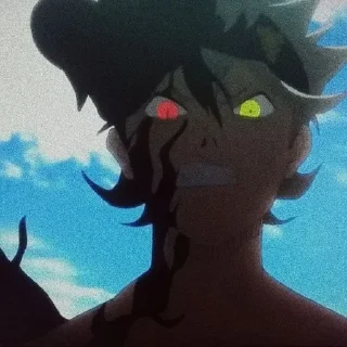 Telegram sticker 👿 Asta x Liebe @StickersofAnime