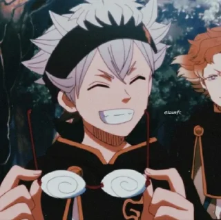 Telegram sticker 😊 Asta x Liebe @StickersofAnime