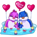 Telegram sticker 👩‍❤️‍👨 Lolo & Pepe