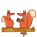 Video sticker 💑 Red Squirrel