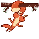 Telegram sticker 👋 Red Squirrel