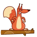 Telegram sticker 😡 Red Squirrel