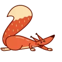 Sticker 😂 Red Squirrel