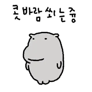 Telegram sticker ⭐ 나 쨔근 하마인디요 2 @moe_sticker_bot