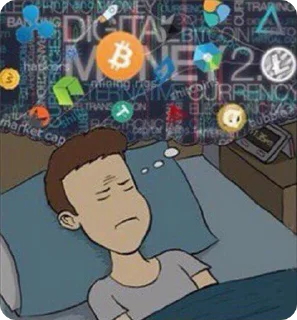 Telegram sticker 💤 Crypto Reality