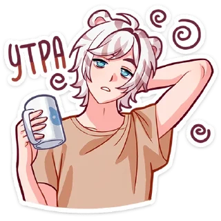 Telegram sticker ☕️ Аон @Nyasticks