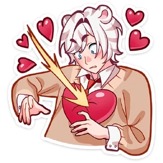 Sticker 💘 Аон @Nyasticks