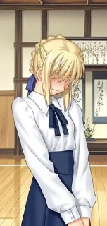 Telegram sticker ⭐️ Fate stay night • @sticbot