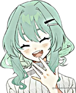 Sticker 😆 ANIME GIRLS @animestickerchannel